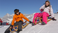 Rodelfahren auf der Hochwurzen
