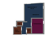 Skizze von Appartement A